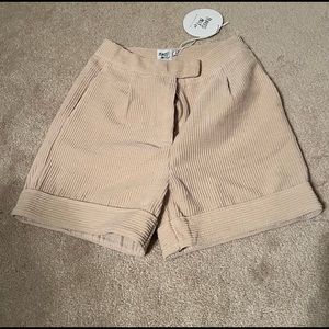 Princess Polly beige shorts